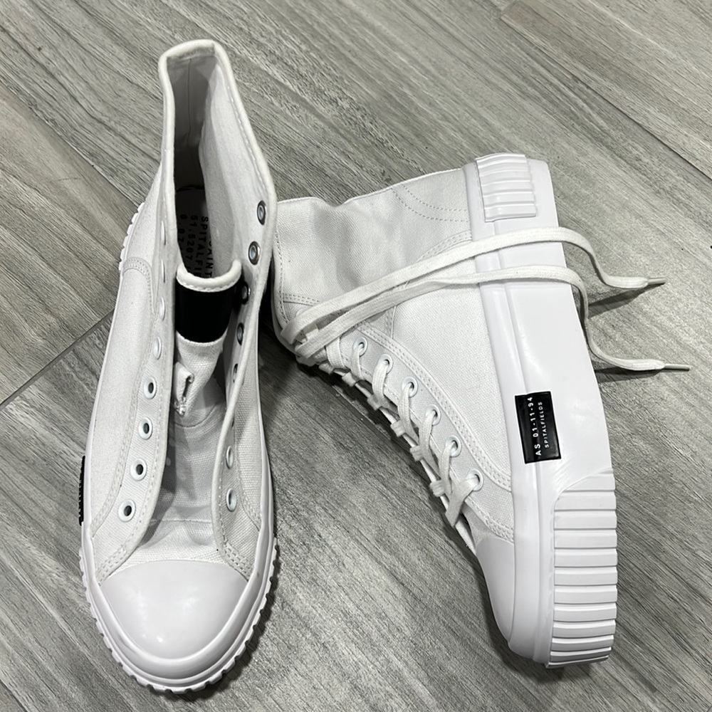 ALLSAINTS Women's Dana Flatform High Top Sneakers - Picture 2 of 7